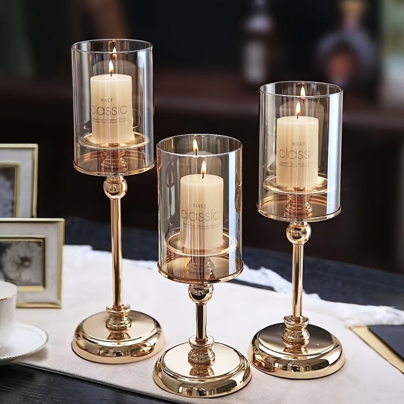 Vintage Chic Wedding Candle Holder Set