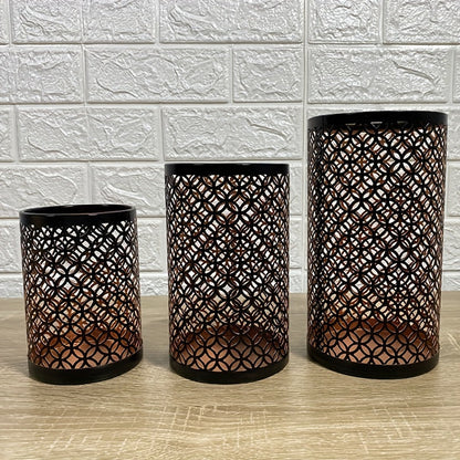 Classic Metal Candle Holder Set
