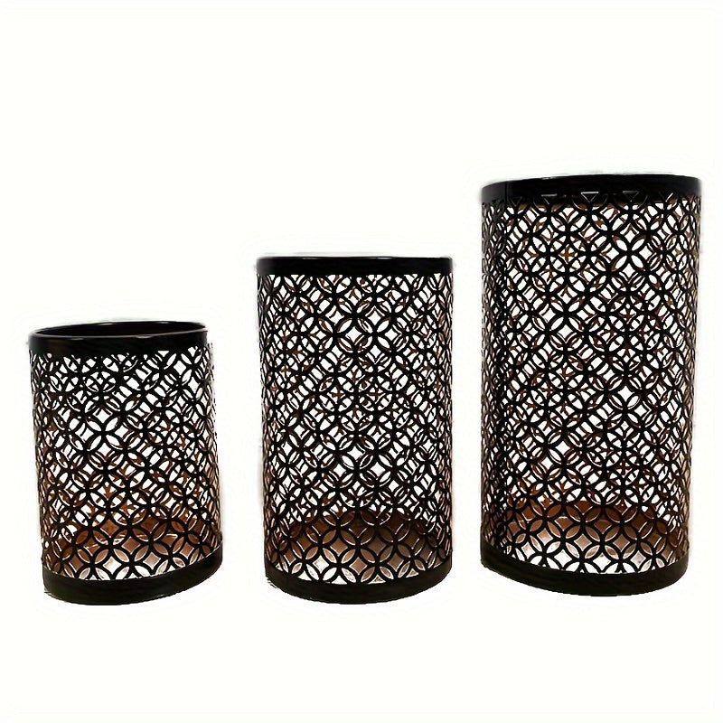 Classic Metal Candle Holder Set