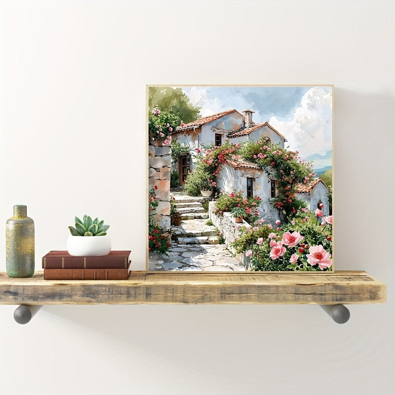 Glowing 3D Landscape Art Picture
