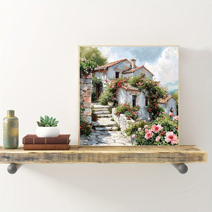 Glowing 3D Landscape Art Picture