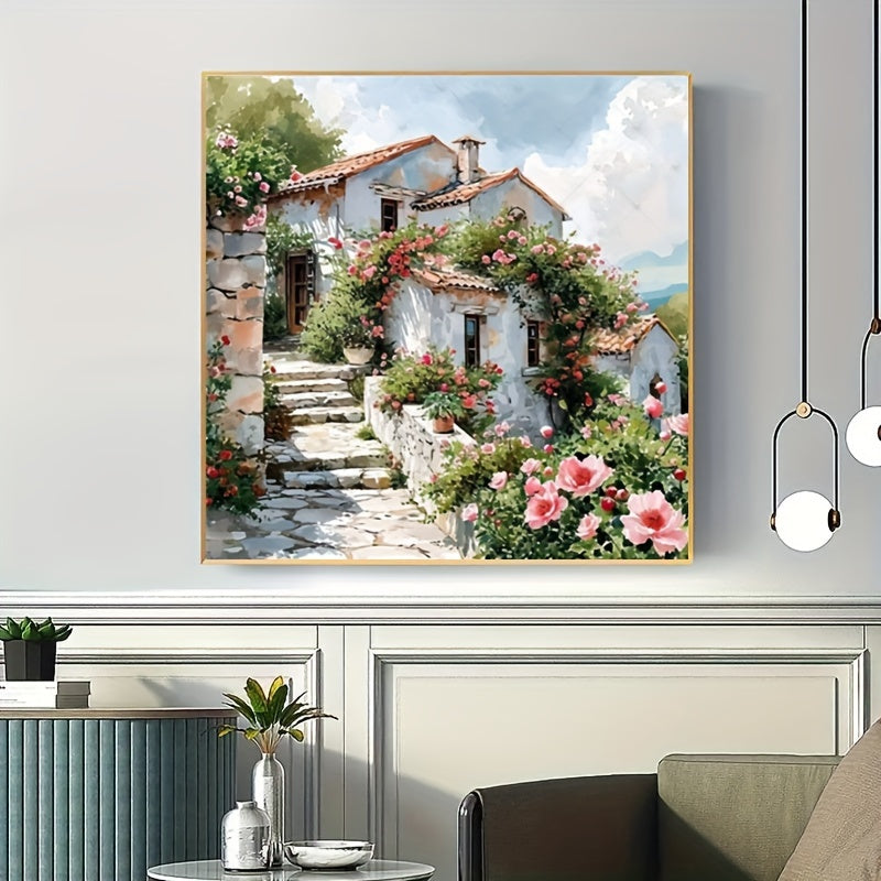 Glowing 3D Landscape Art Picture