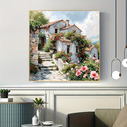 Glowing 3D Landscape Art Picture