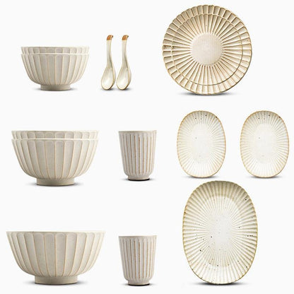 Classic 21-Piece Dinnerware Set with Elegant Style