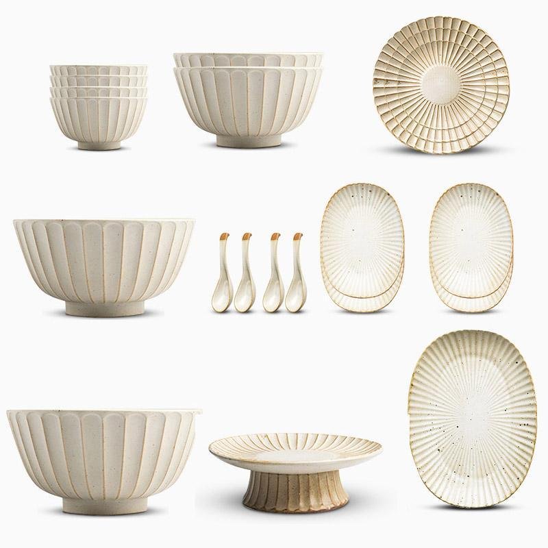 Classic 21-Piece Dinnerware Set with Elegant Style
