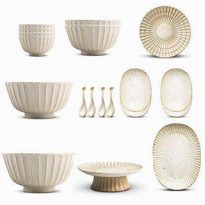 Classic 21-Piece Dinnerware Set with Elegant Style