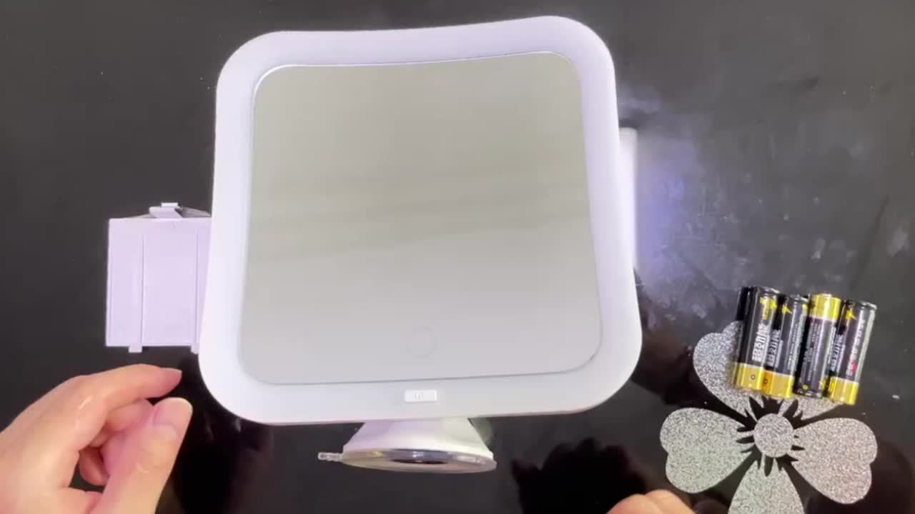 LED Touch Makeup Mirror with Suction Base