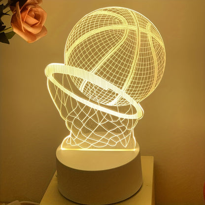 Glowing USB Basketball Lamp