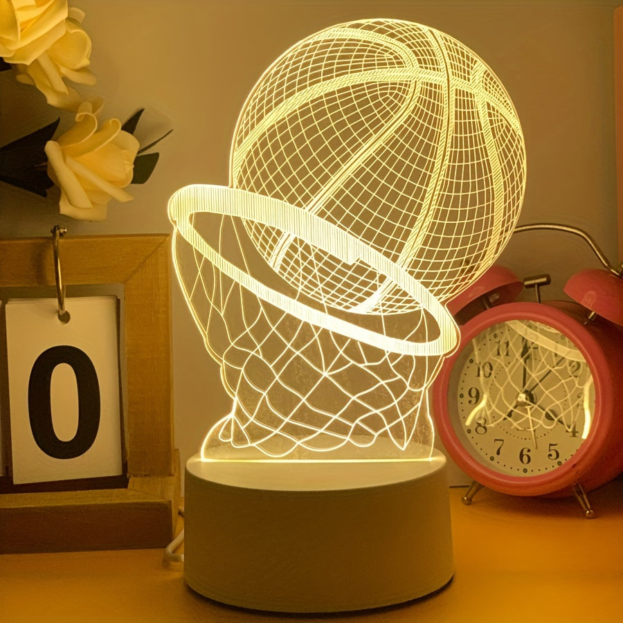 Glowing USB Basketball Lamp