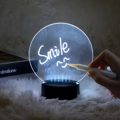 Colorful 3D LED Night Light with Bright Colors