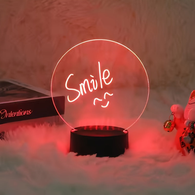 Colorful 3D LED Night Light with Bright Colors