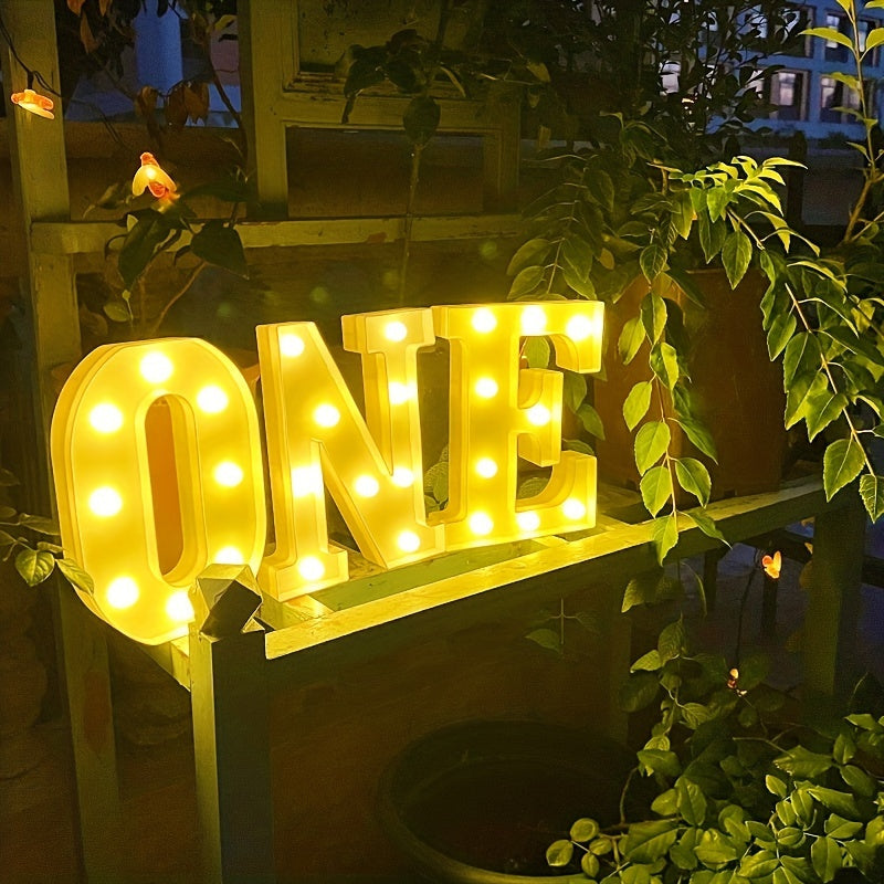 Bright Wireless LED Letter Sign Lamp