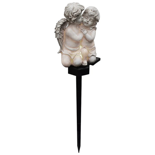 Peaceful Outdoor Solar LED Angel Lamp - Fesara