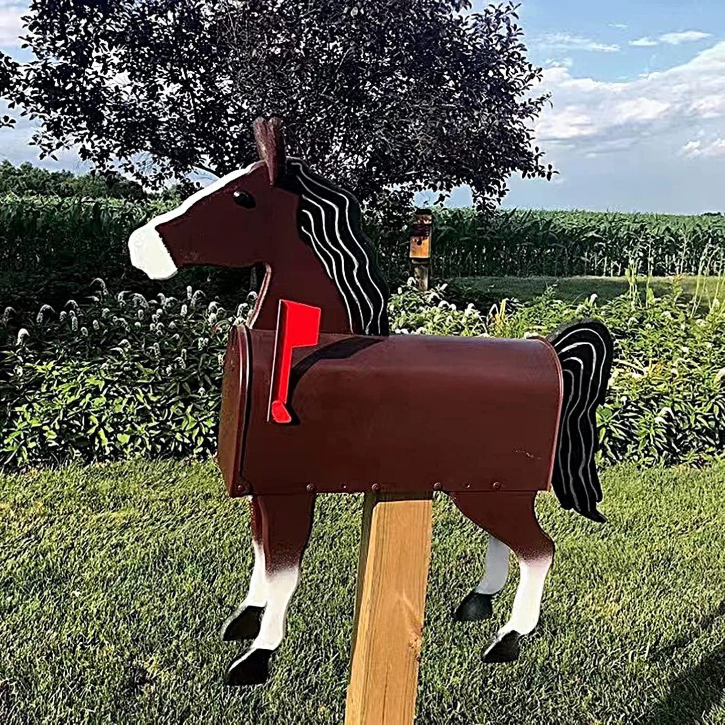 CritterPost | Weatherproof Animal-Themed Mailbox for Unique Outdoor Home Décor 1