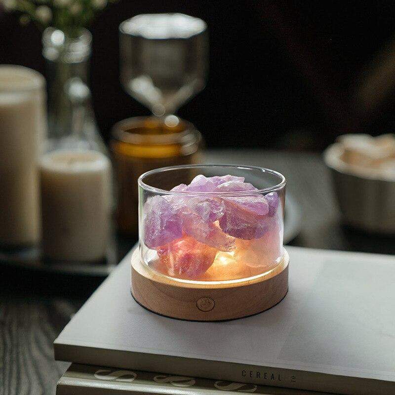 Natural Crystal Essential Oil Diffuser - Fesara