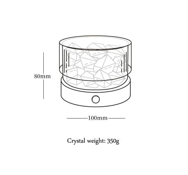 Natural Crystal Essential Oil Diffuser