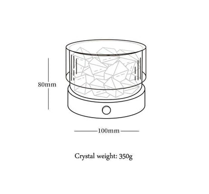 Natural Crystal Essential Oil Diffuser