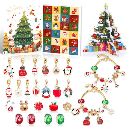 CrystalJoy | Festive Colorful Children's Christmas Countdown Bracelet 2