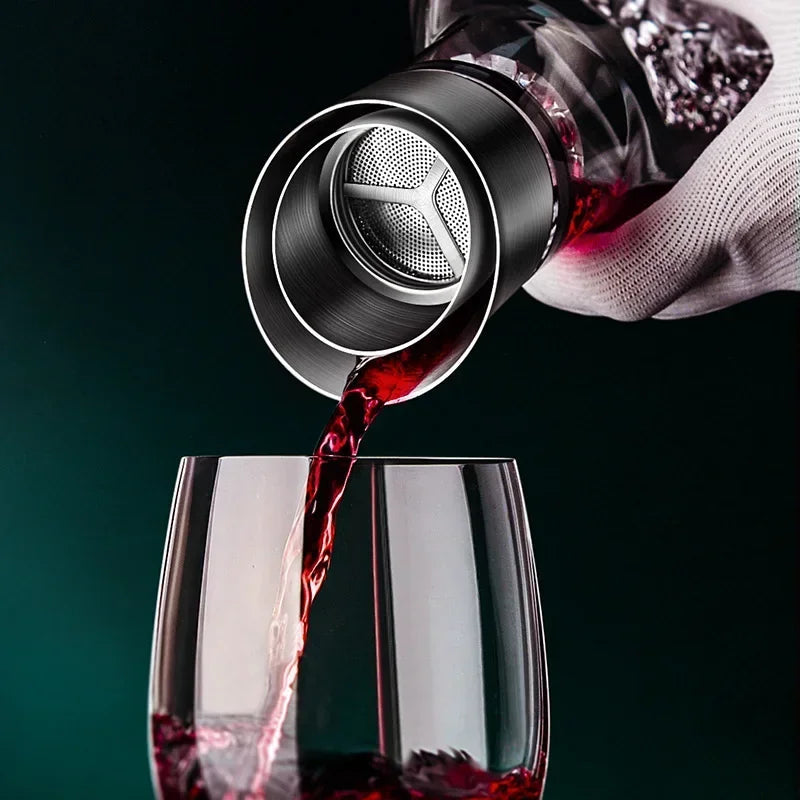 CrystalWave | Elegant Handmade Lead-Free Crystal Wine Decanter 1500ml 3