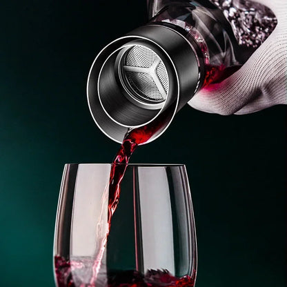 CrystalWave | Elegant Handmade Lead-Free Crystal Wine Decanter 1500ml 3