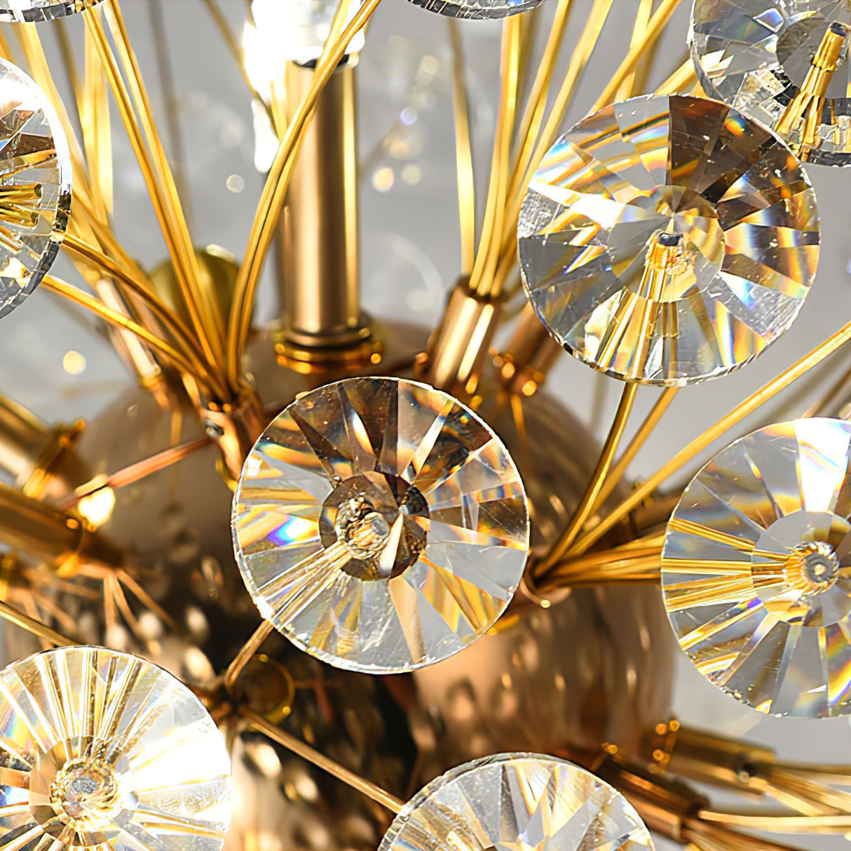Beautiful Flower Crystal Desk Lamp