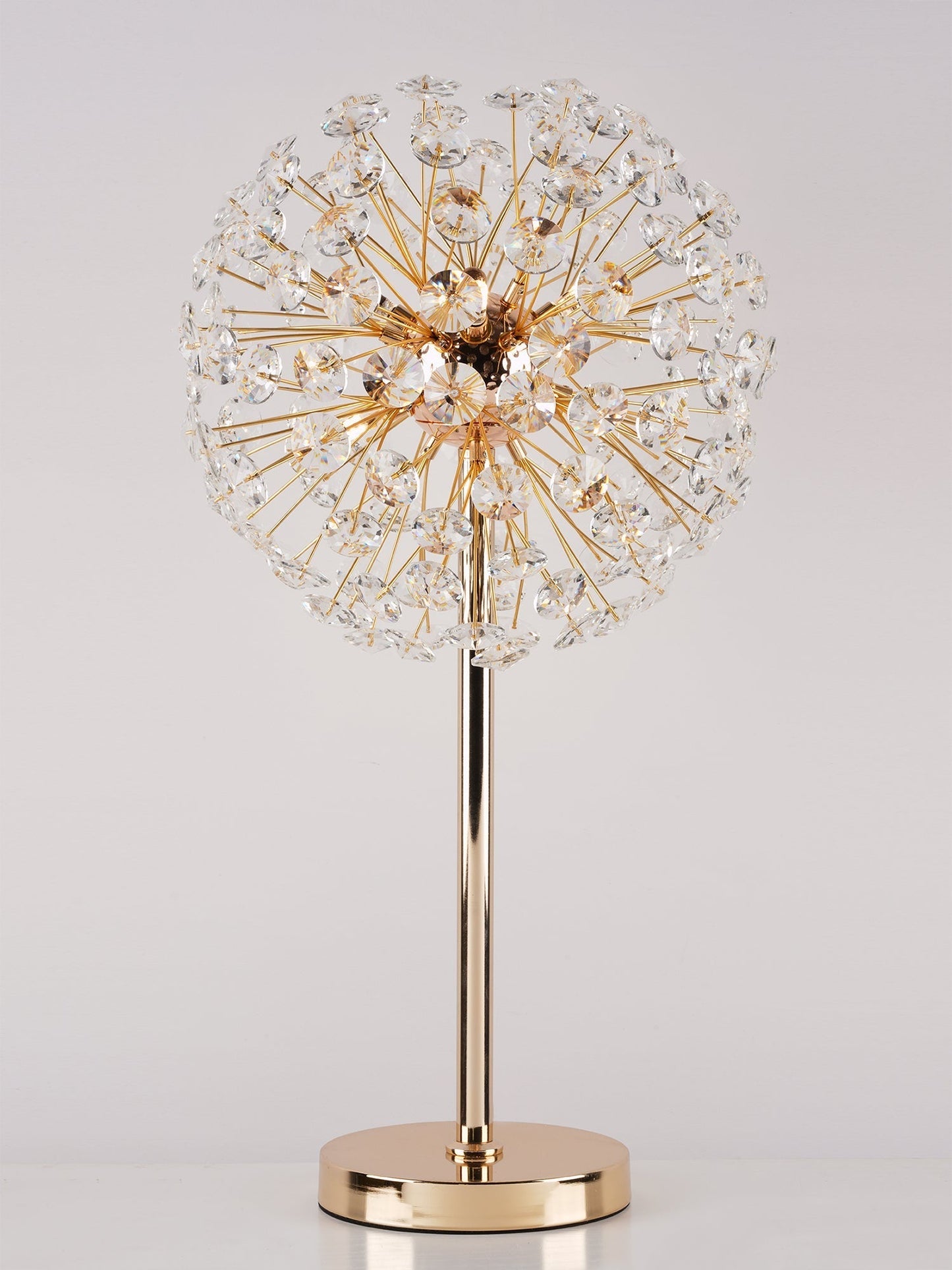 Beautiful Flower Crystal Desk Lamp