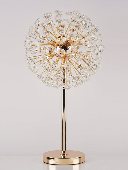 Beautiful Flower Crystal Desk Lamp