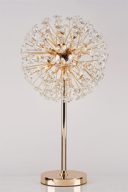 Beautiful Flower Crystal Desk Lamp