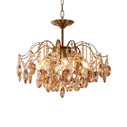 Elegant Glass Vintage Chandelier - Fesara