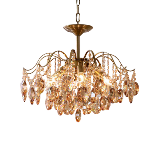 Elegant Glass Vintage Chandelier - Fesara