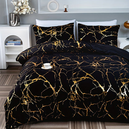 Plush Silk Duvet Cover Set - Soft and Cozy Bedding