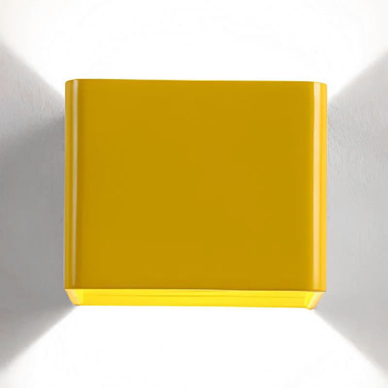 Slim White LED Wall Light Modern Compact Style