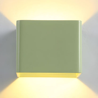 Slim White LED Wall Light Modern Compact Style