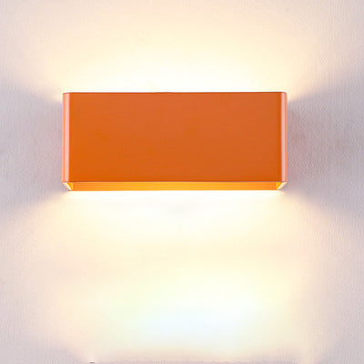 Slim White LED Wall Light Modern Compact Style