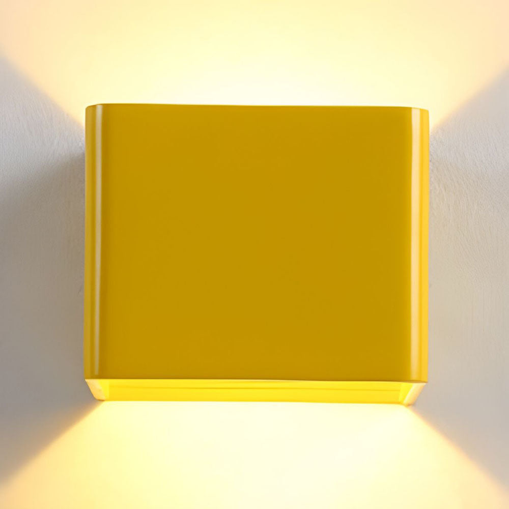 Slim White LED Wall Light Modern Compact Style