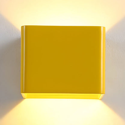 Slim White LED Wall Light Modern Compact Style