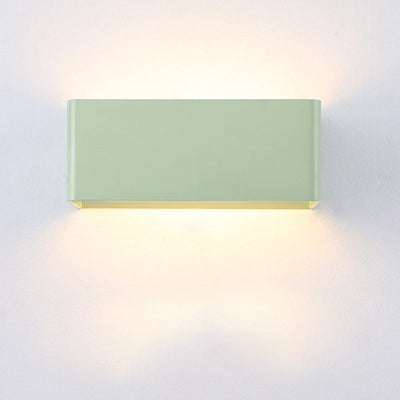 Slim White LED Wall Light Modern Compact Style