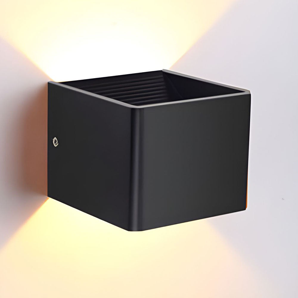 Slim White LED Wall Light Modern Compact Style