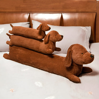 Plush Dachshund Dog Pillow Cushion