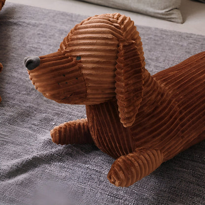Plush Dachshund Dog Pillow Cushion