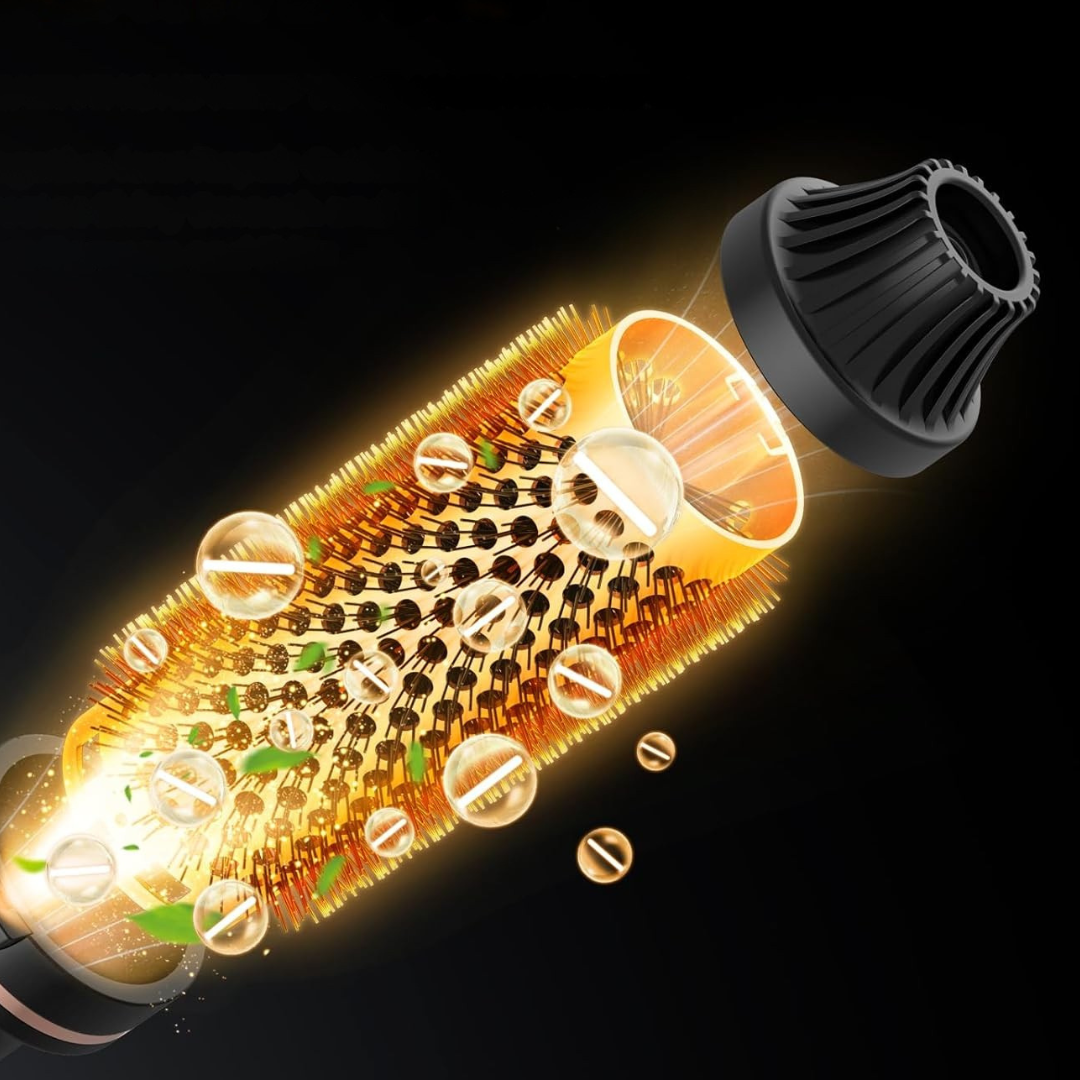 CurlEase | Hair Curler Brush – Anti-Burn Design for Safe, Effortless Styling 3