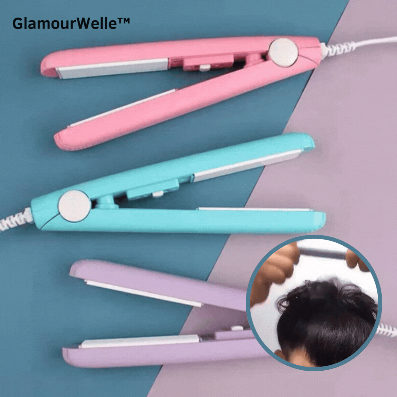Mini Ceramic Hair Curler Styling Tool