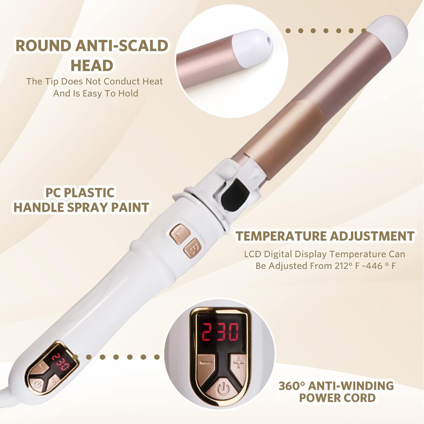 Curling Iron | Dual Barrel Hair Styler for Home Use 4