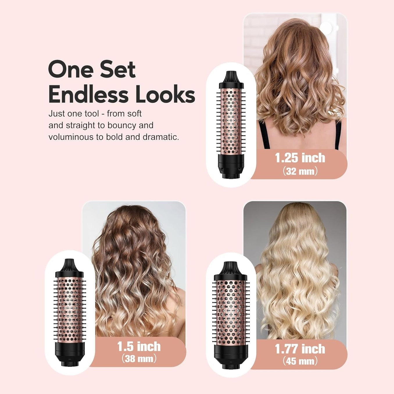Curling Wand | 3-in-1 Ionic Styling Tool for Home 6