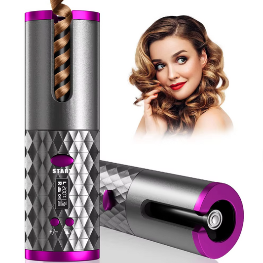 Easy Cordless Curling Iron - Fast Ceramic Curler - Fesara