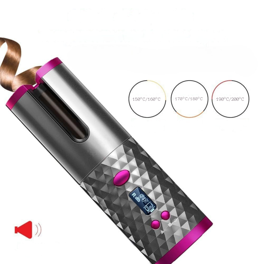 Curlora | Cordless Hair Curler – Ceramic Barrel for Effortless, Long-Lasting Curls 6