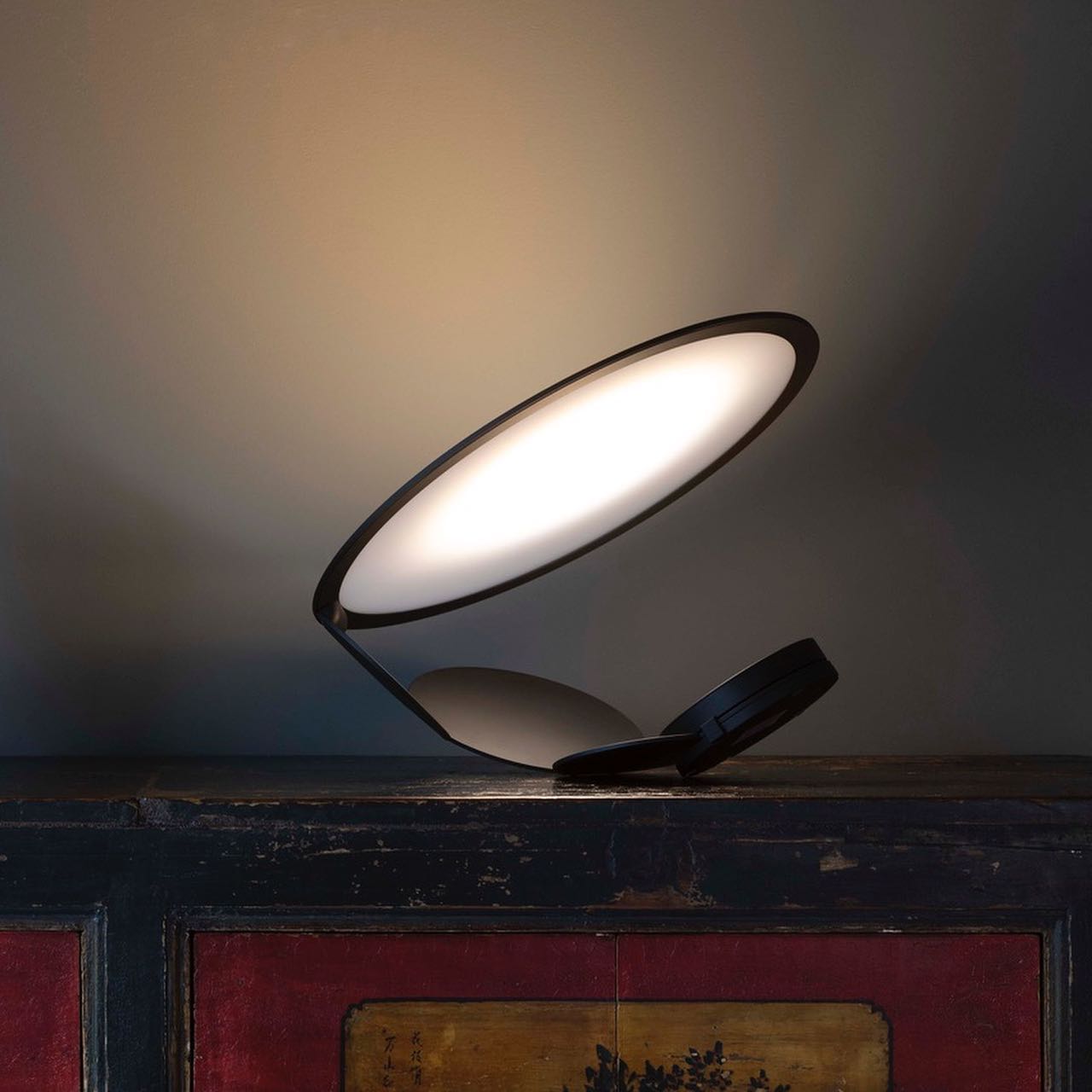 Classic Carved Table Lamp with Warm Glow