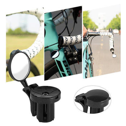 CycloVision | Compact Adjustable Bicycle Rearview Mirror for Safety 1