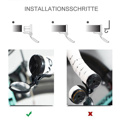 CycloVision | Compact Adjustable Bicycle Rearview Mirror for Safety 4