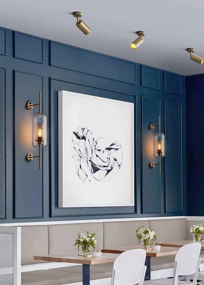 Stylish Gold Dual Head Adjustable Wall Light